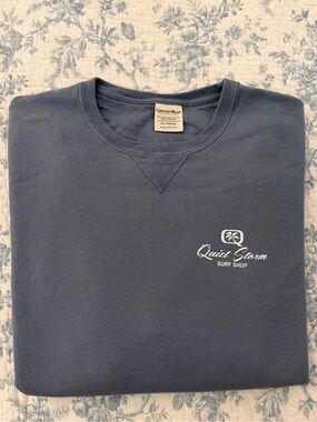 Quiet Storm Delray Beach XL Watercolor Crewneck